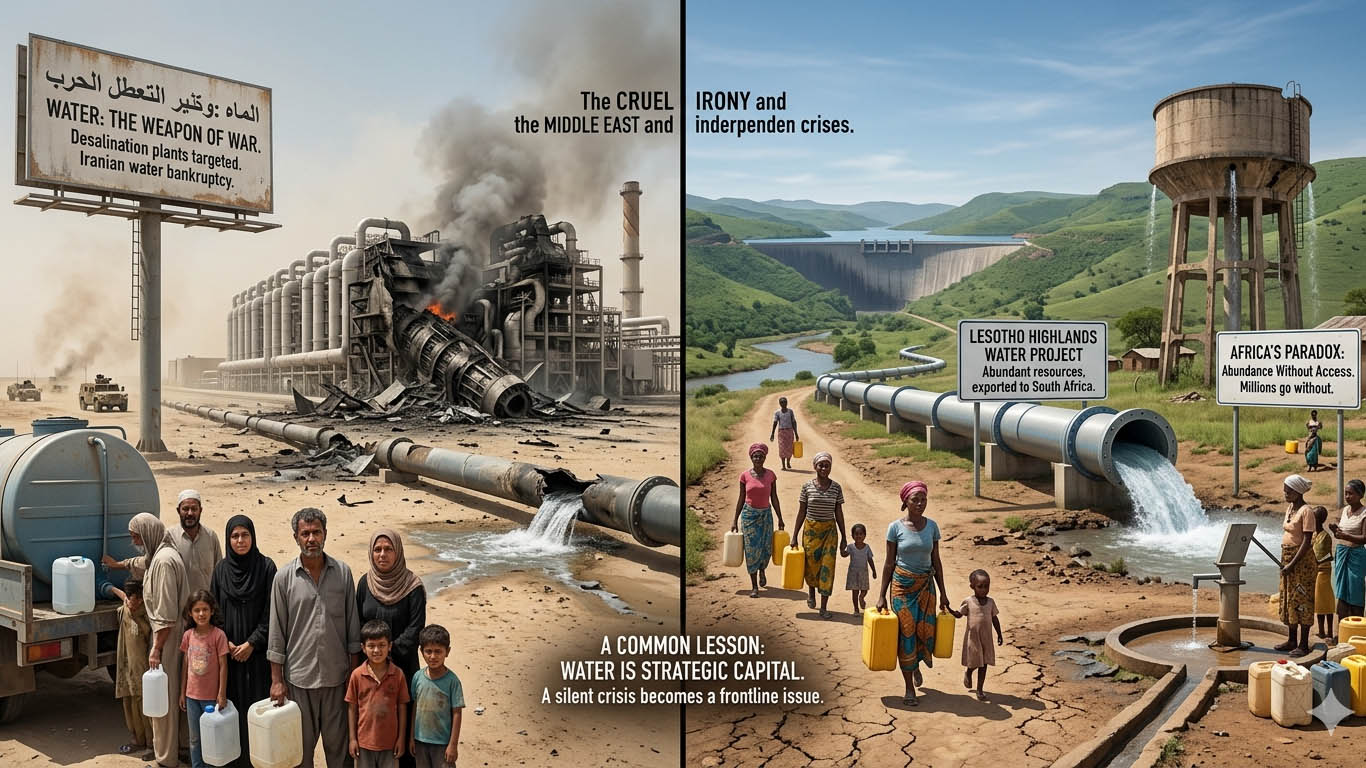In parts of the Middle East, water is so scarce that it is now a weapon of war. In parts of Africa, water is abundant enough to export; nevertheless, millions still go without it.
